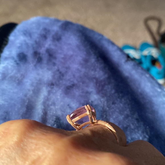 Effy amethyst & diamond ring. - Picture 3 of 5